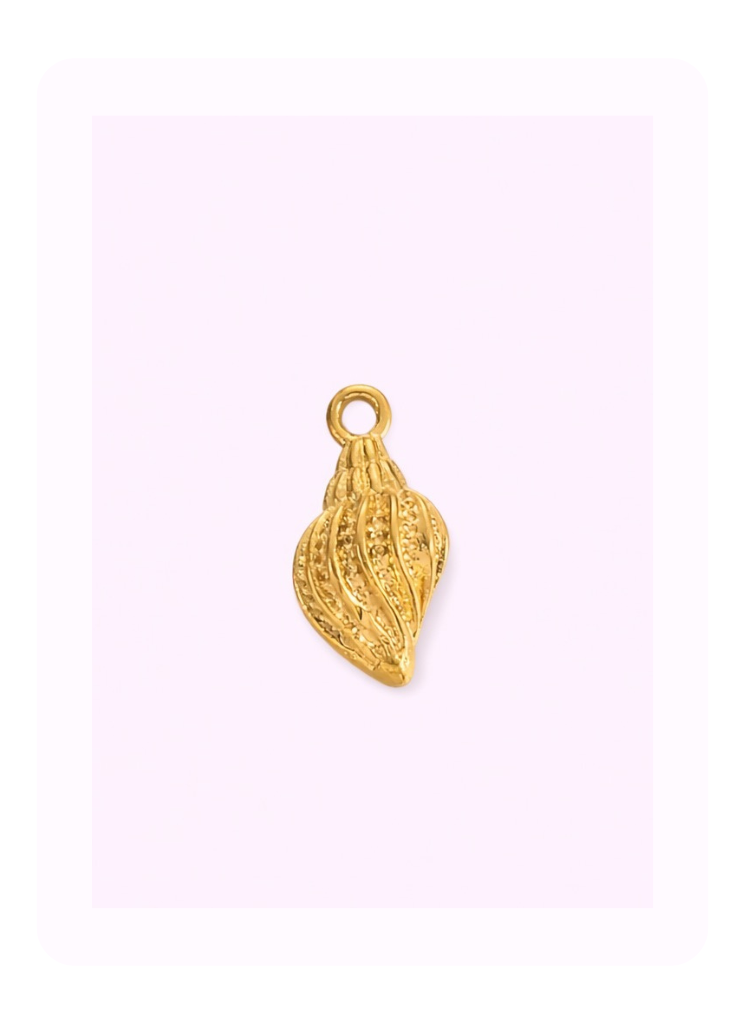 Golden Shell Charm