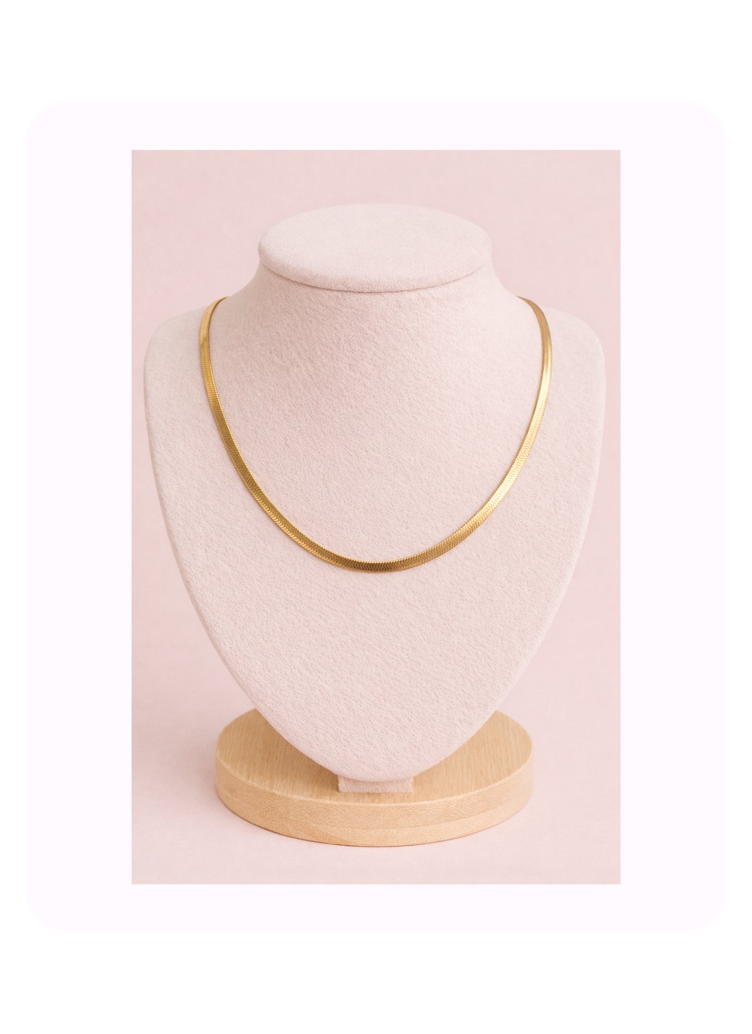 Velour Gold Necklace