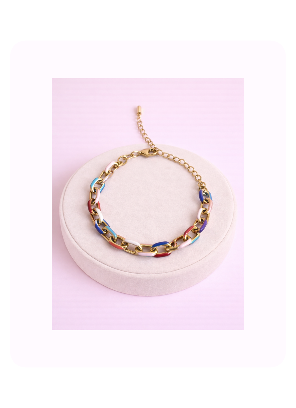 Rainbow Link Bracelet