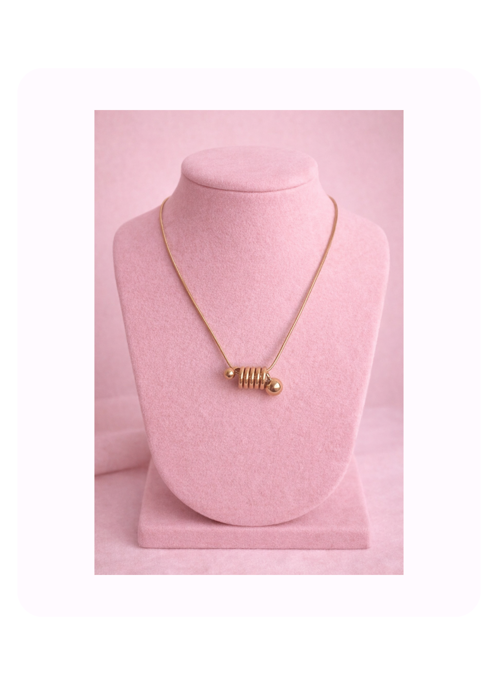 Golden Coil Necklace