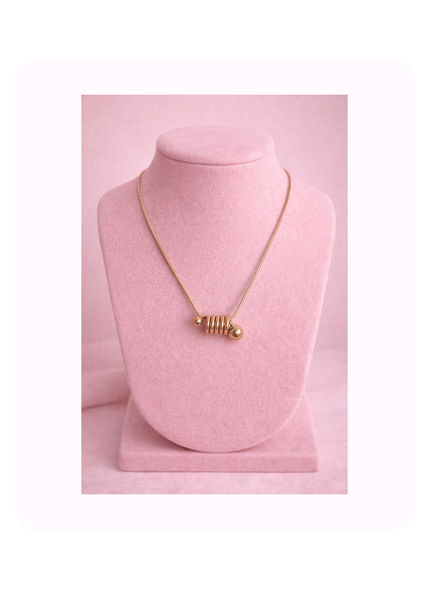 Golden Coil Necklace