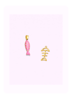 Fish &amp; Fishbone Charm