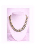 Mixed Metal Curb Necklace