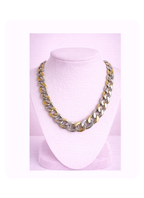 Mixed Metal Curb Necklace