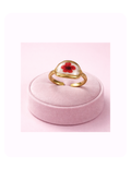 Ruby Petal Ring