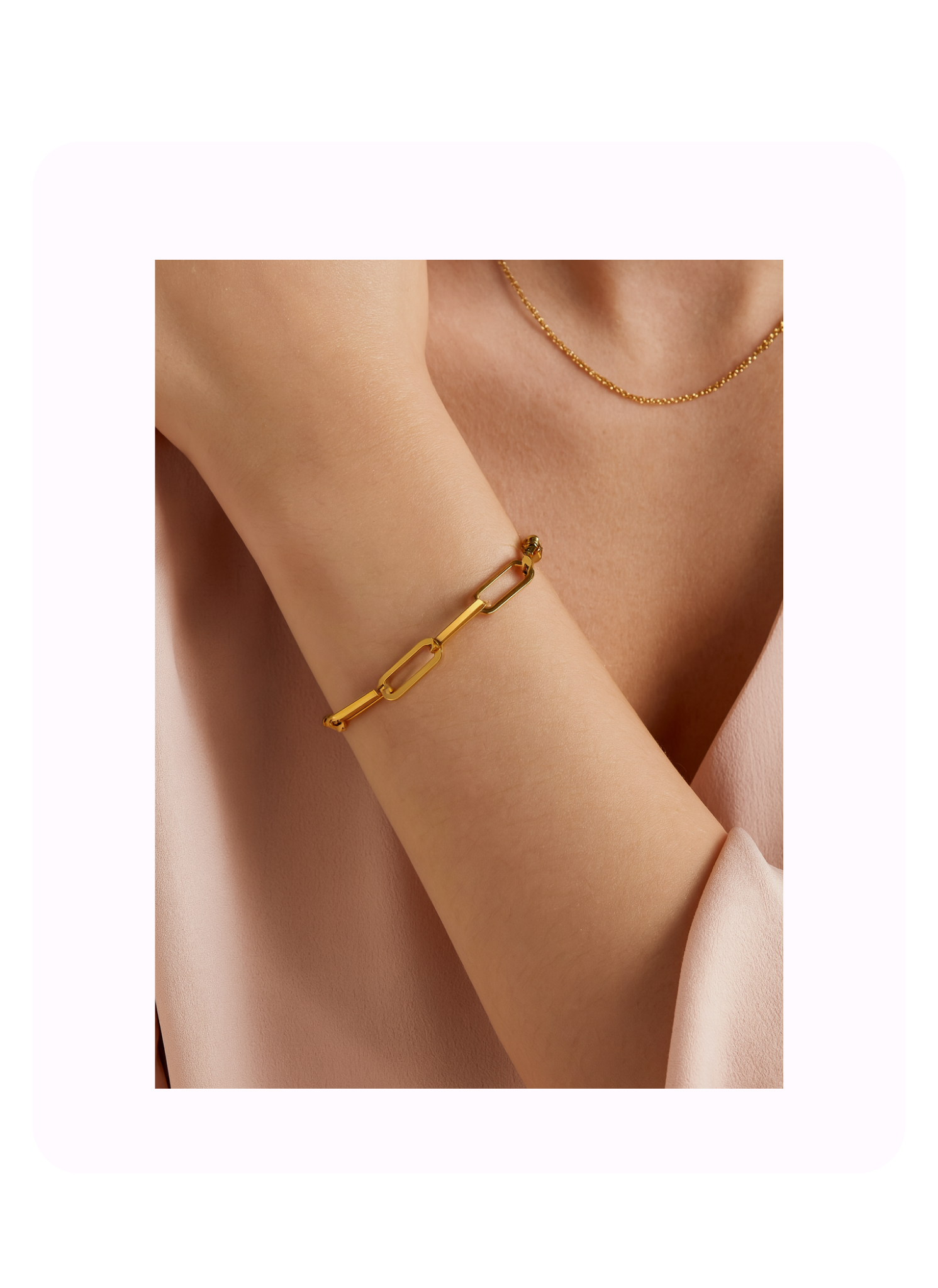 Bold Paperclip Bracelet